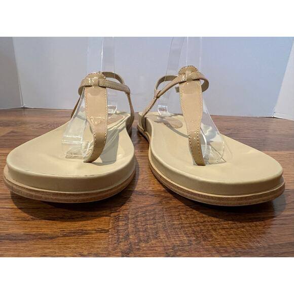 Sam Edelman Women's Naomi Thong Sandals Beige Size 9 Pre-Loved Stylish Comfort - Picture 4 of 11